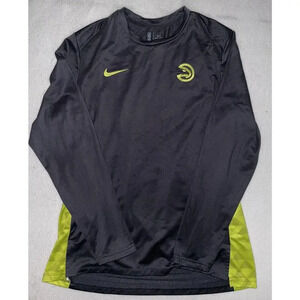 Nike NBA Atlanta‎ Hawks Authentic Team Issue Warmup Long Sleeve Shirt 896412-014